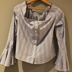 Free People off the shoulder top sz S NWT